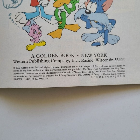 5/$10 2 Vintage Kids Books Tiny Toon Adventures Lost in the Fun House - Picture 4 of 10